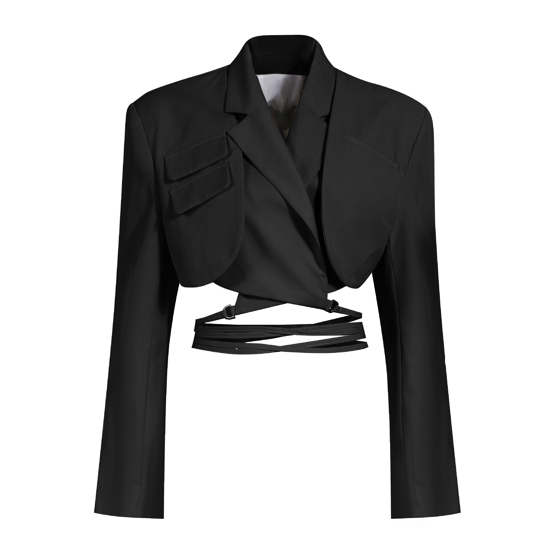 Women'S Asymmetrical Mini Skirt Suit Set Trendy Polyester - Image 8