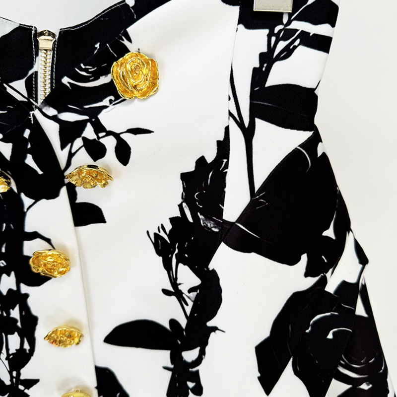 Fashion Tulip Waist Floral Print Skirt Set - Image 3