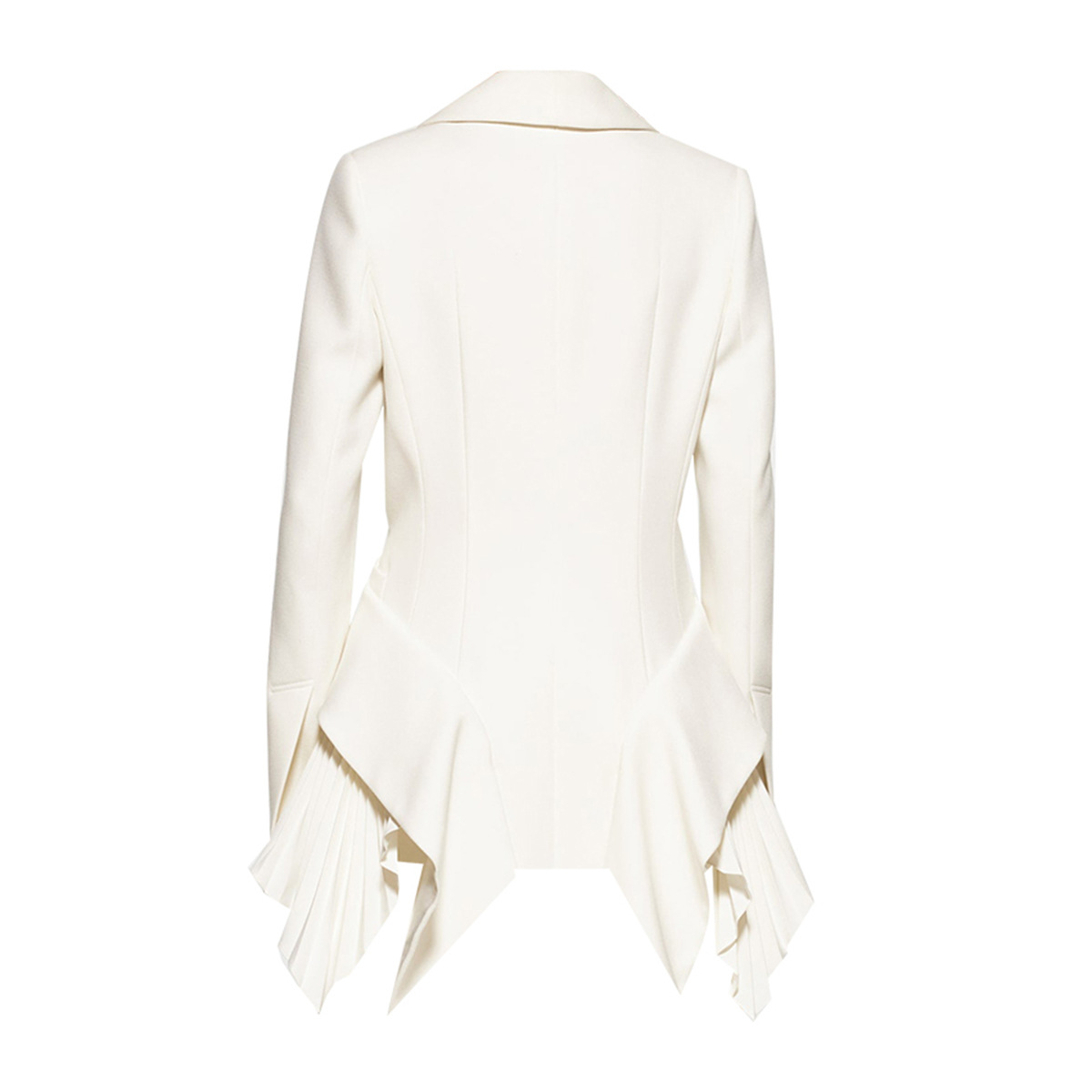 Chic Design Blazer For Women With Pleated Detailing - Image 2