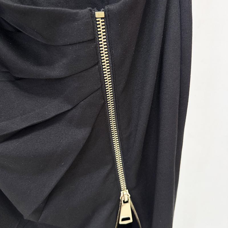 Elegant Sleeveless Zip Front Maxi Dress - Image 4